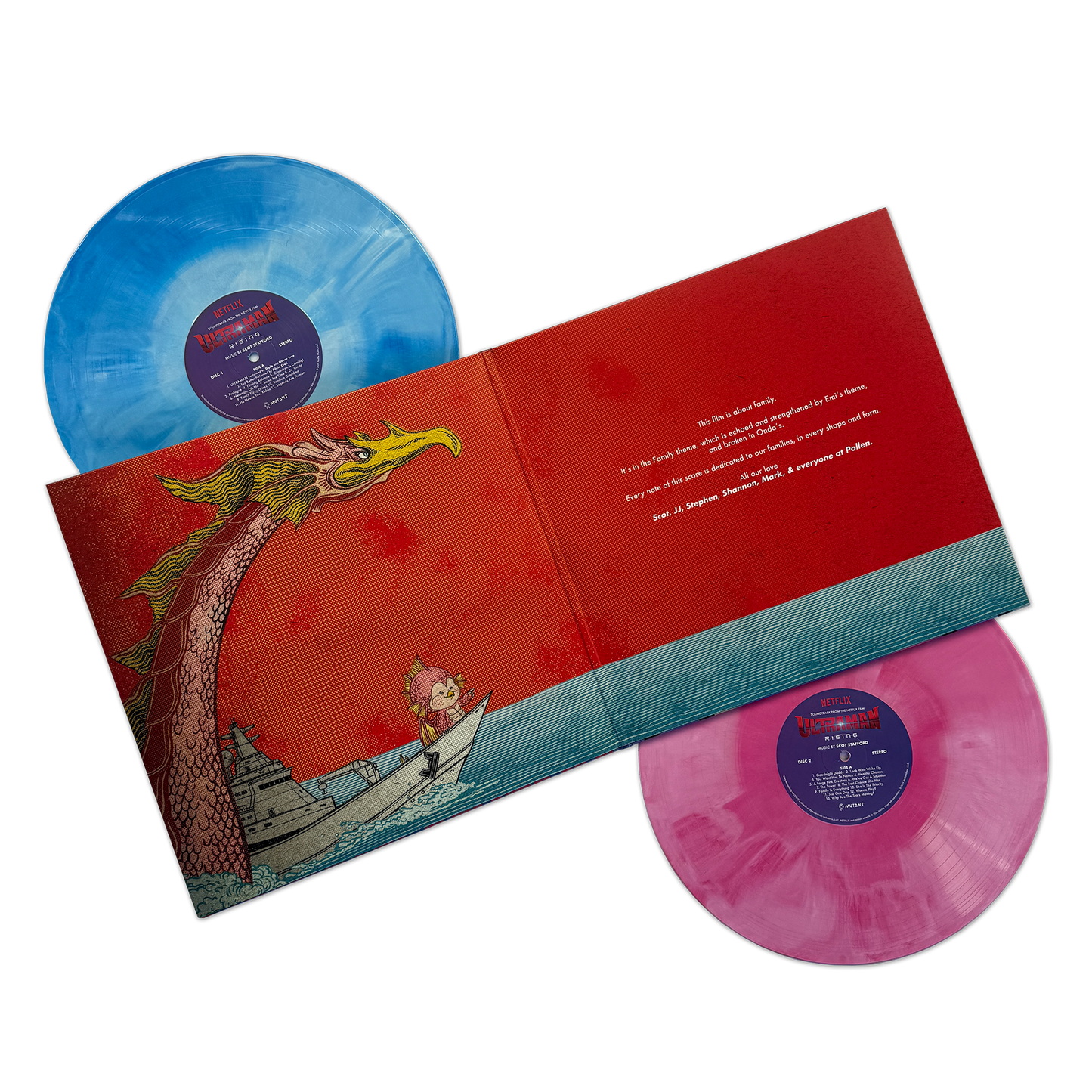 Scot Stafford "Ultraman: Rising (OST)" 2xLP (Color Vinyl)