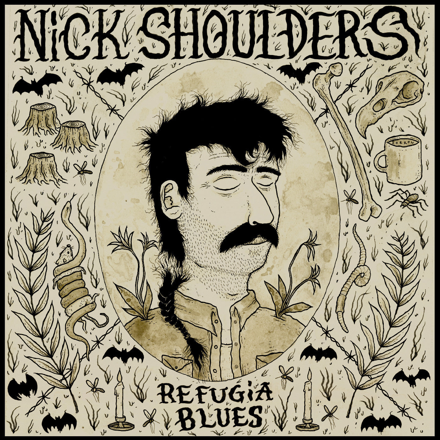 Nick Shoulders "Refugia Blues" LP (Indie Exclusive Bronze Vinyl)