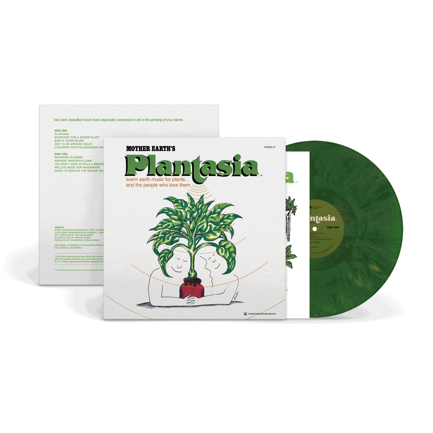 PRE-ORDER: Mort Garson "Mother Earth's Plantasia (50th Anniversary Edition)" LP (Multicolor Eco-Mix Vinyl)