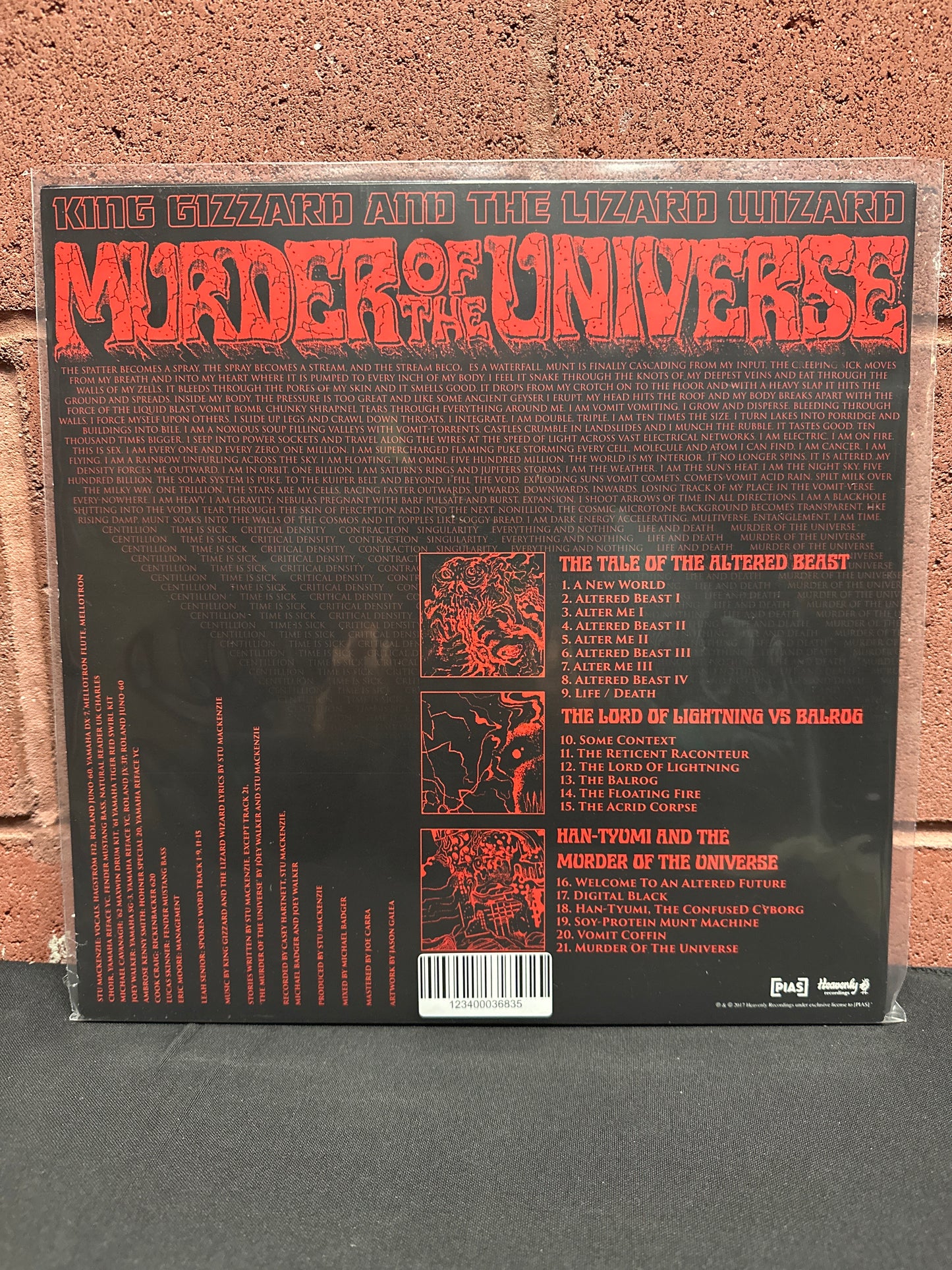 Used Vinyl:  King Gizzard And The Lizard Wizard ”Murder Of The Universe” LP