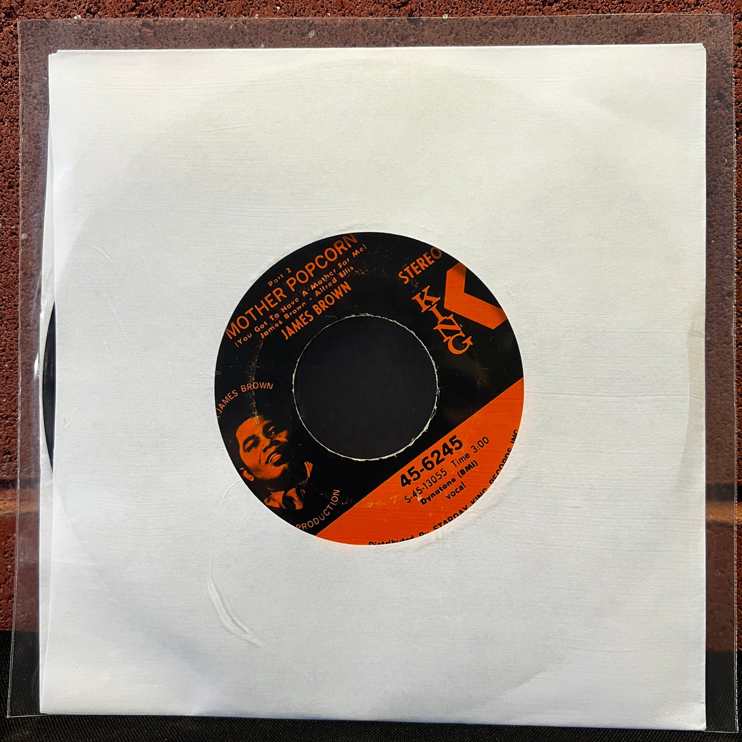 Used Vinyl: James Brown "Mother Popcorn (Parts 1 and 2)" 7"