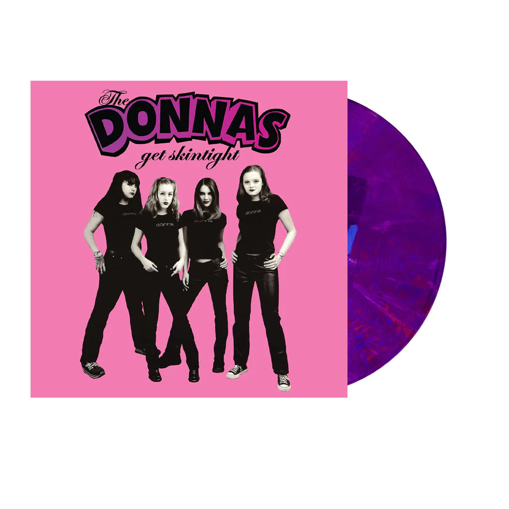 The Donnas "Get Skintight" LP (Purple w/ Pink Swirl Vinyl)