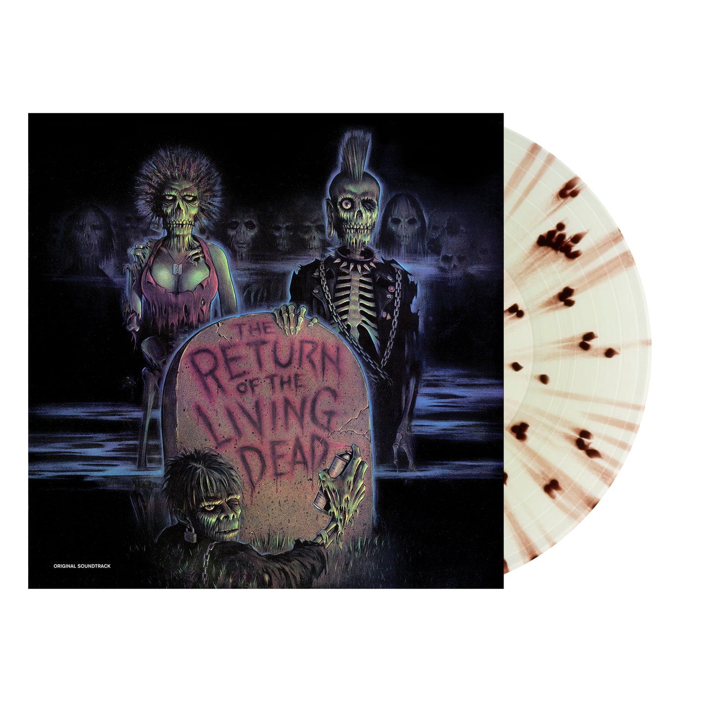 PRE-ORDER: V/A "Return of the Living Dead (OST)" LP (Limited Edition Radioactive Green W/Brown Tarman Splatter Vinyl)