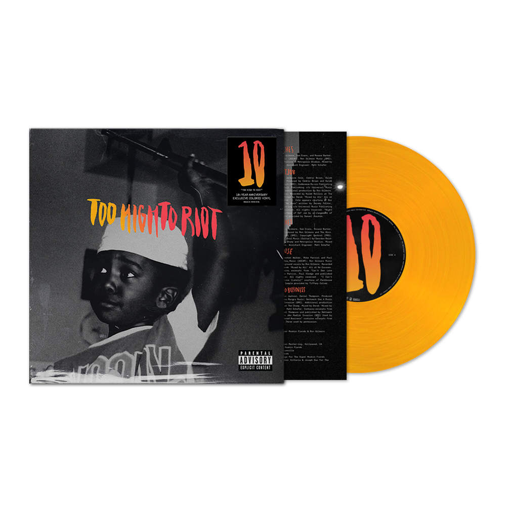 PRE-ORDER: Bas "Too High To Riot (10-Year Anniversary)" LP ("Sunset Glass" Color Vinyl)
