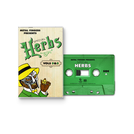 MF DOOM "Metal Fingers Presents: Special Herbs Vol. 9 & 0" Cassette