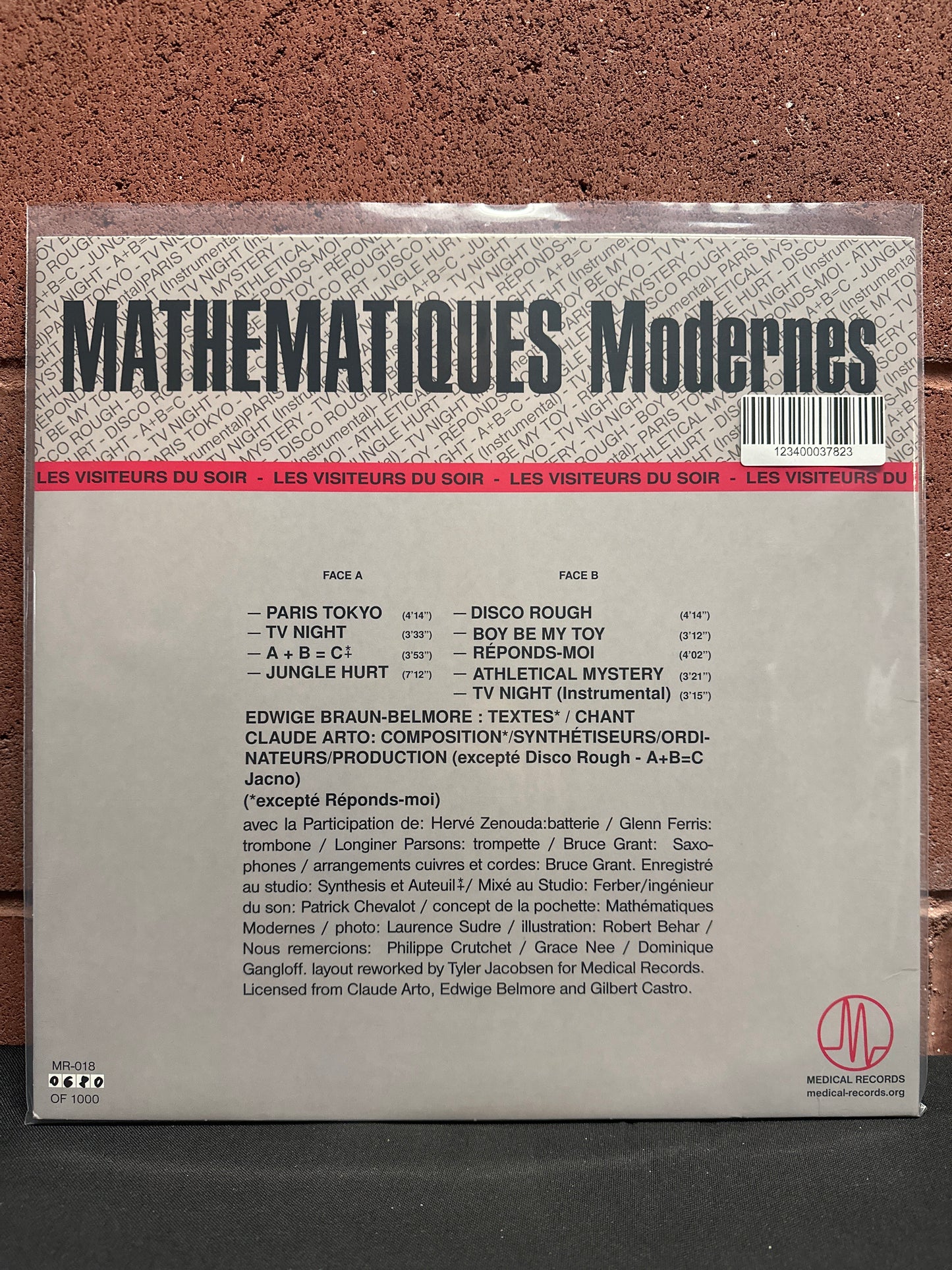 Used Vinyl:  Mathematiques Modernes ”Les Visiteurs Du Soir” LP (Gray vinyl)