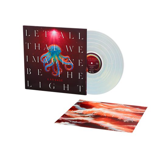 Garbage "Let All That We Imagine Be The Light" LP (Indie Exclusive Pearl Sunrise Color Vinyl)