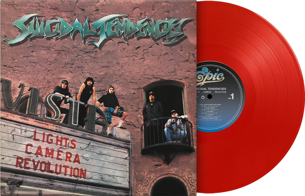 Suicidal Tendencies "Lights Camera Revolution" LP (180g Red Vinyl, Import)