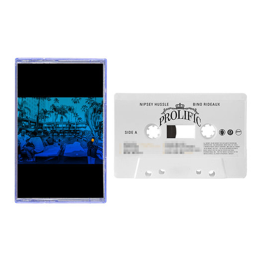 PRE-ORDER: Nipsey Hussle & Bino Rideaux "PROLIFIC" Cassette (White Body)