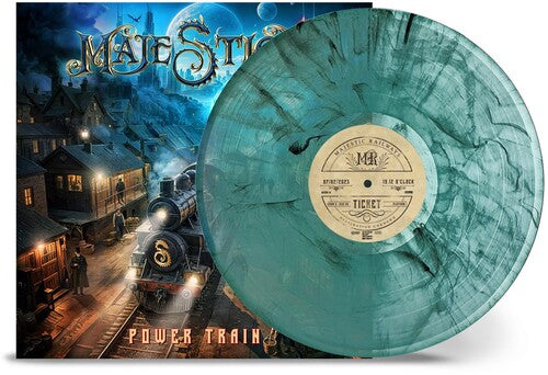 PRE-ORDER: Majestica " Power Train" LP (Transparent Turquoise/Black Smoke Vinyl)