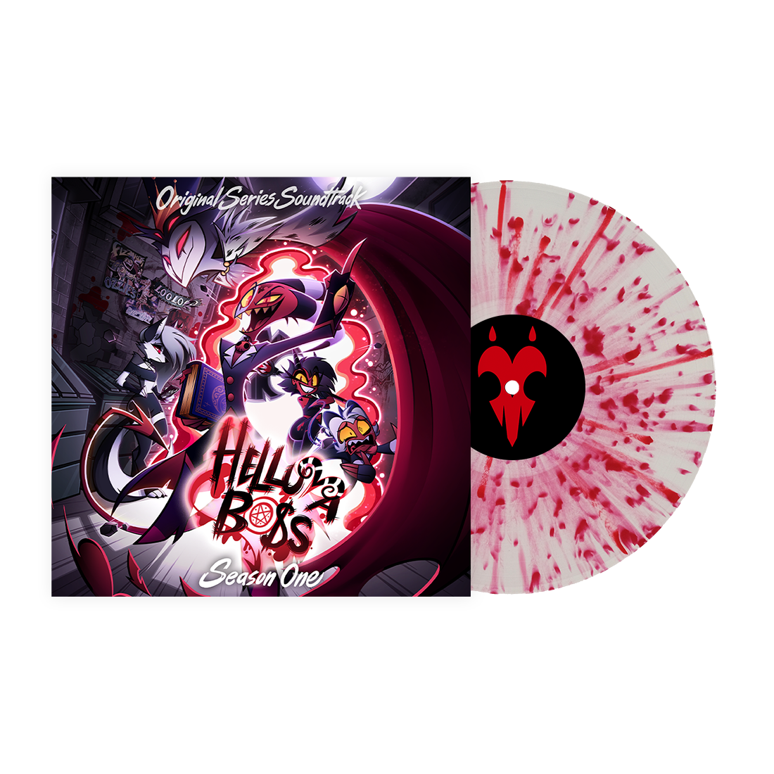 Helluva Boss "Helluva Boss: Season 1 (OST)" LP (Blood Splatter Vinyl)
