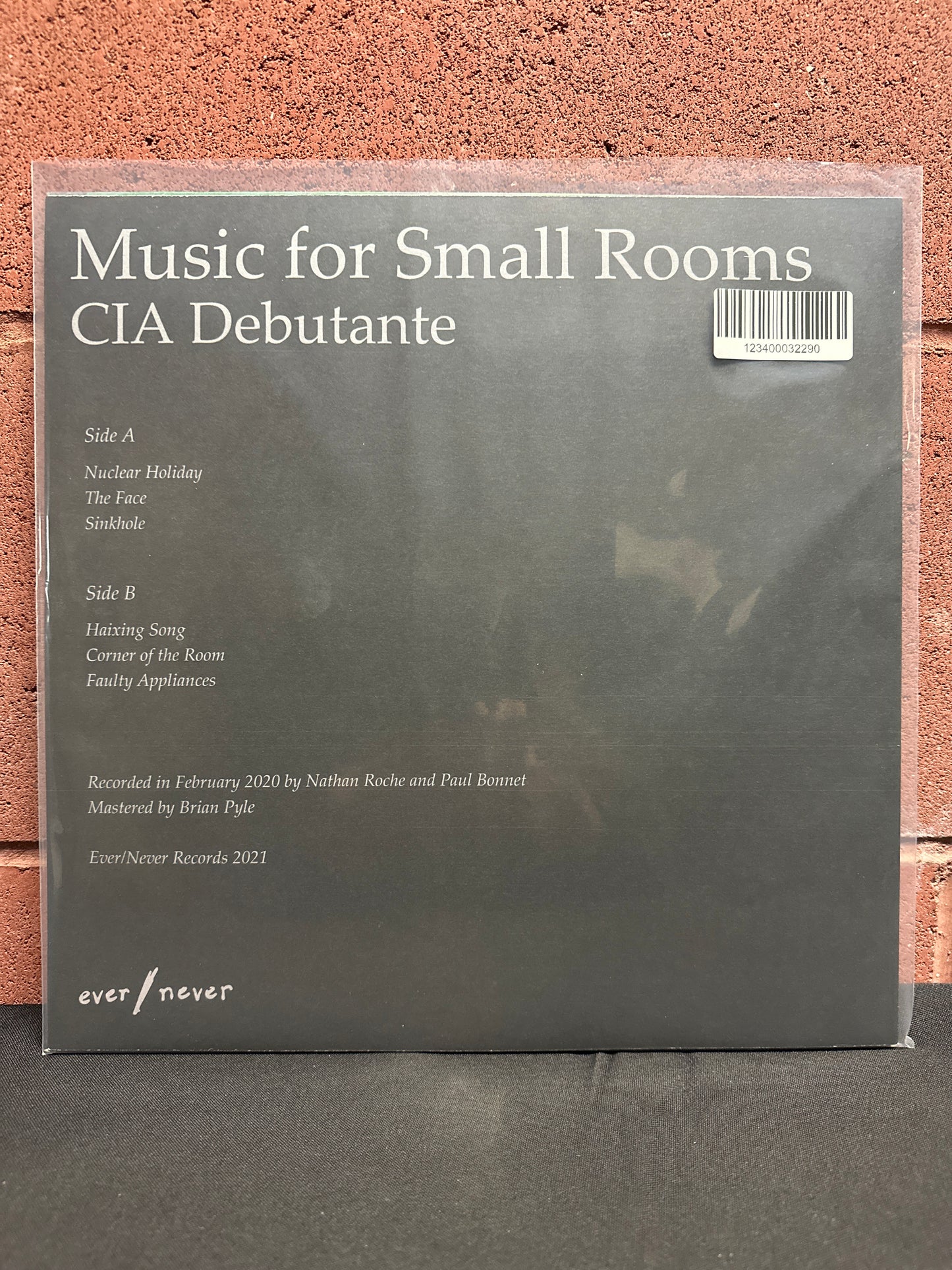 Used Vinyl:  C.I.A. Debutante ”Music For Small Rooms” 12"