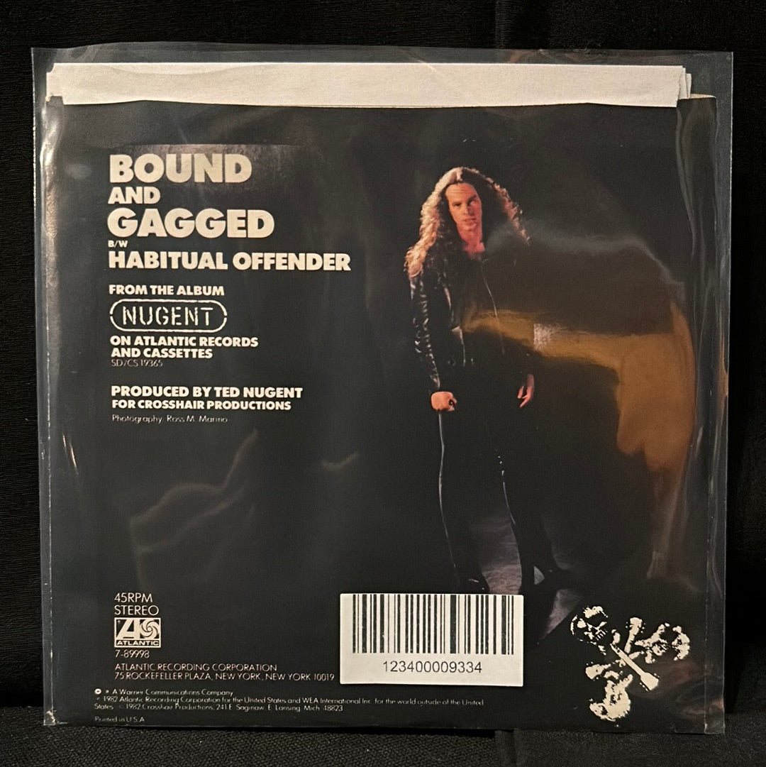 Used Vinyl:  Ted Nugent ”Bound And Gagged / Habitual Offender” 7"