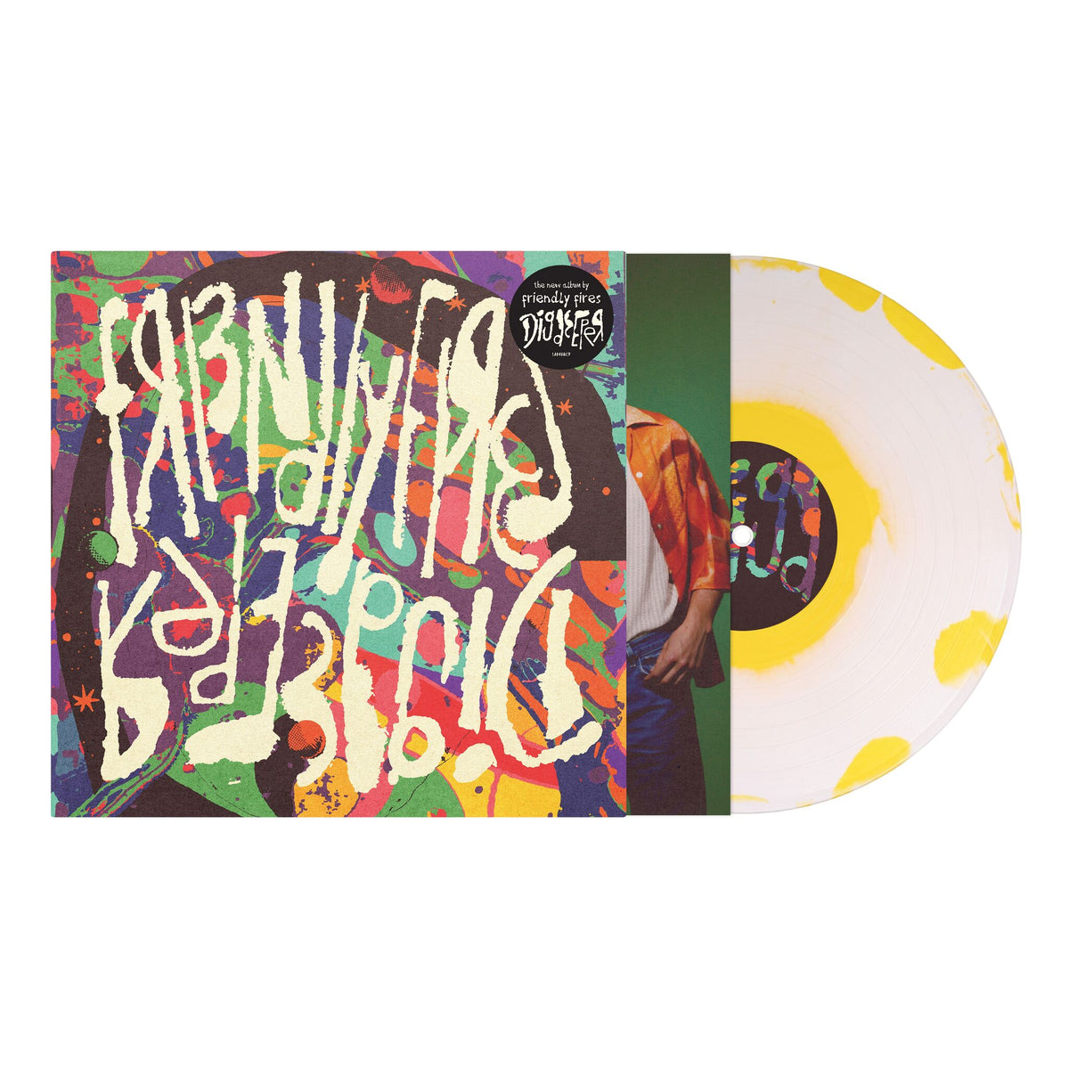 PRE-ORDER: Friendly Fires "Dig Deeper" LP (Indie Exclusive 'Buttered Popcorn' Splatter Color Vinyl, Import)