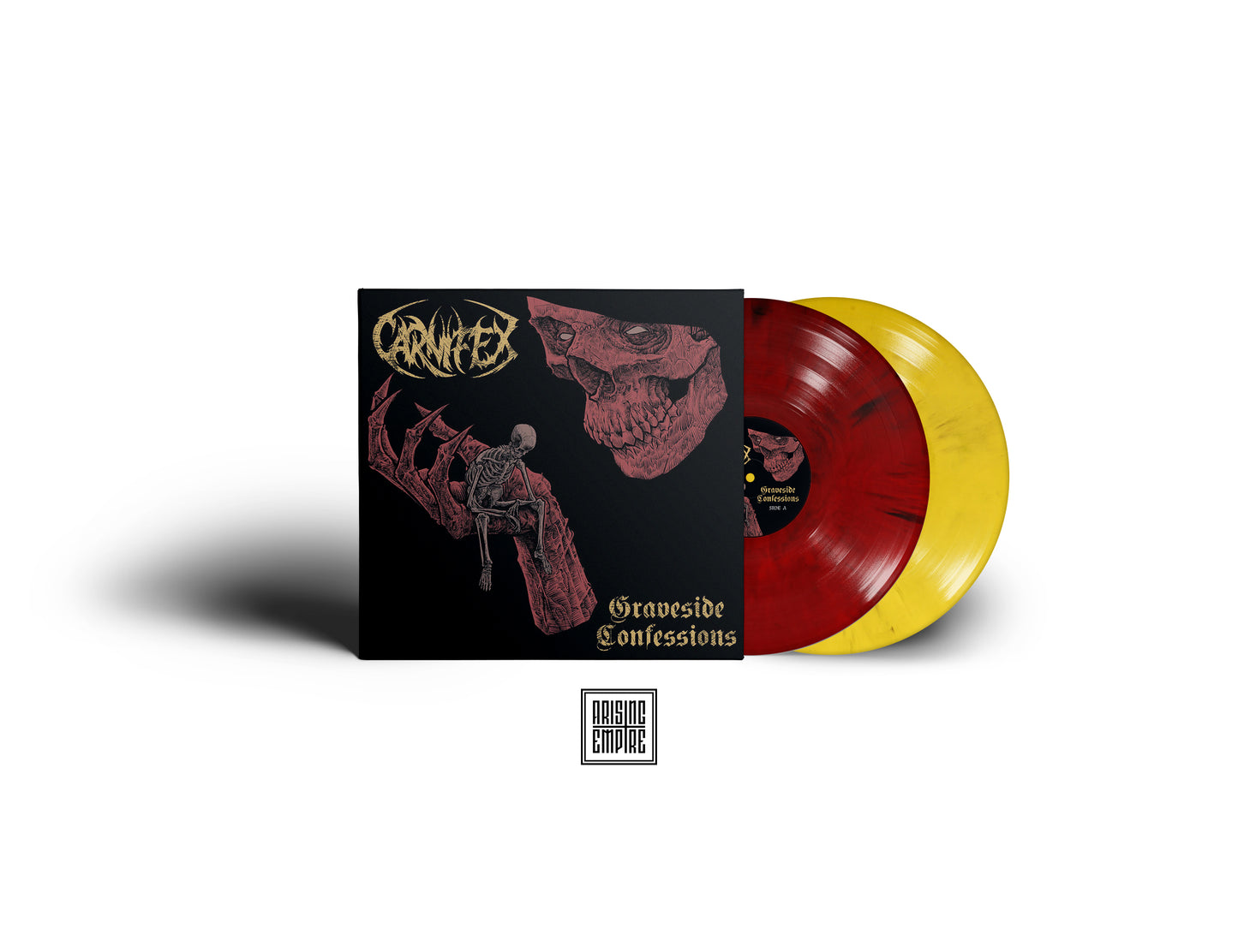 PRE-ORDER: Carnifex "Graveside Confessions" 2xLP (Red/Black Marbled & Yellow/Black Marbled Vinyl)