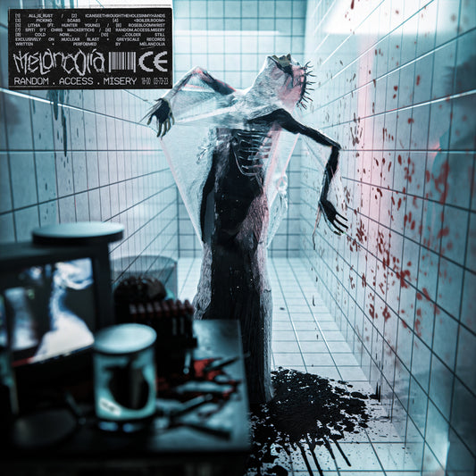 Melancolia "random.access.misery" LP (Turquoise Transp. Red Opaque/Black Splatter Vinyl)