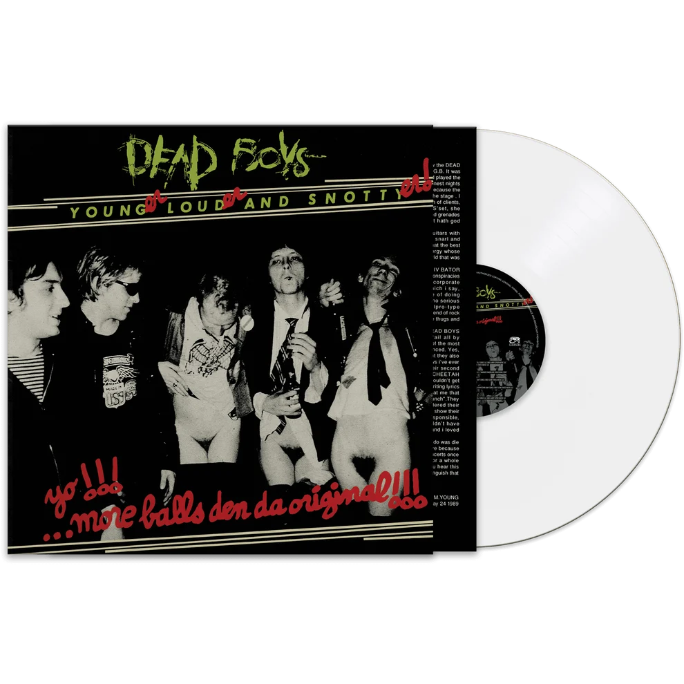 Dead Boys "Younger, Louder And Snottyer" LP (White Vinyl)