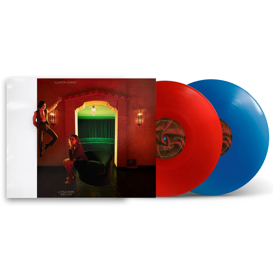 888072656567 PRE-ORDER: Sleater-Kinney "Little Rope (Deluxe Edition)" 2xLP (Red/Blue Color Vinyl)
