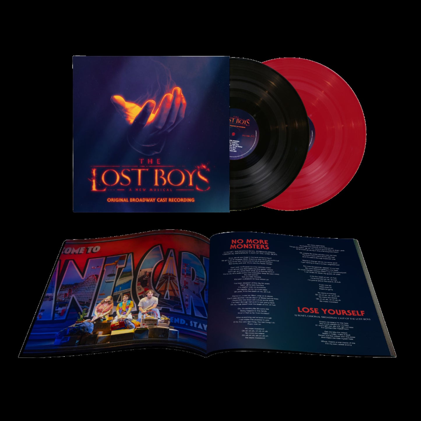 PRE-ORDER: Original Broadway Cast of The Lost Boys "The Lost Boys (Original Broadway Cast Recording)" 2xLP (Color Vinyl)