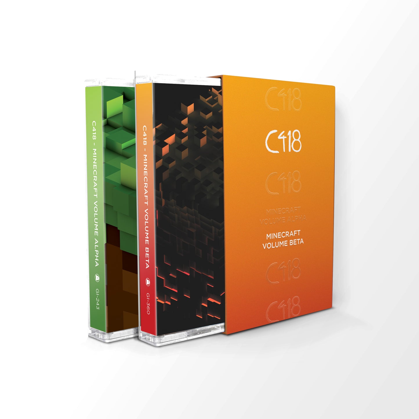 C418 "Minecraft: Alpha + Beta" 2xCassette (Color)