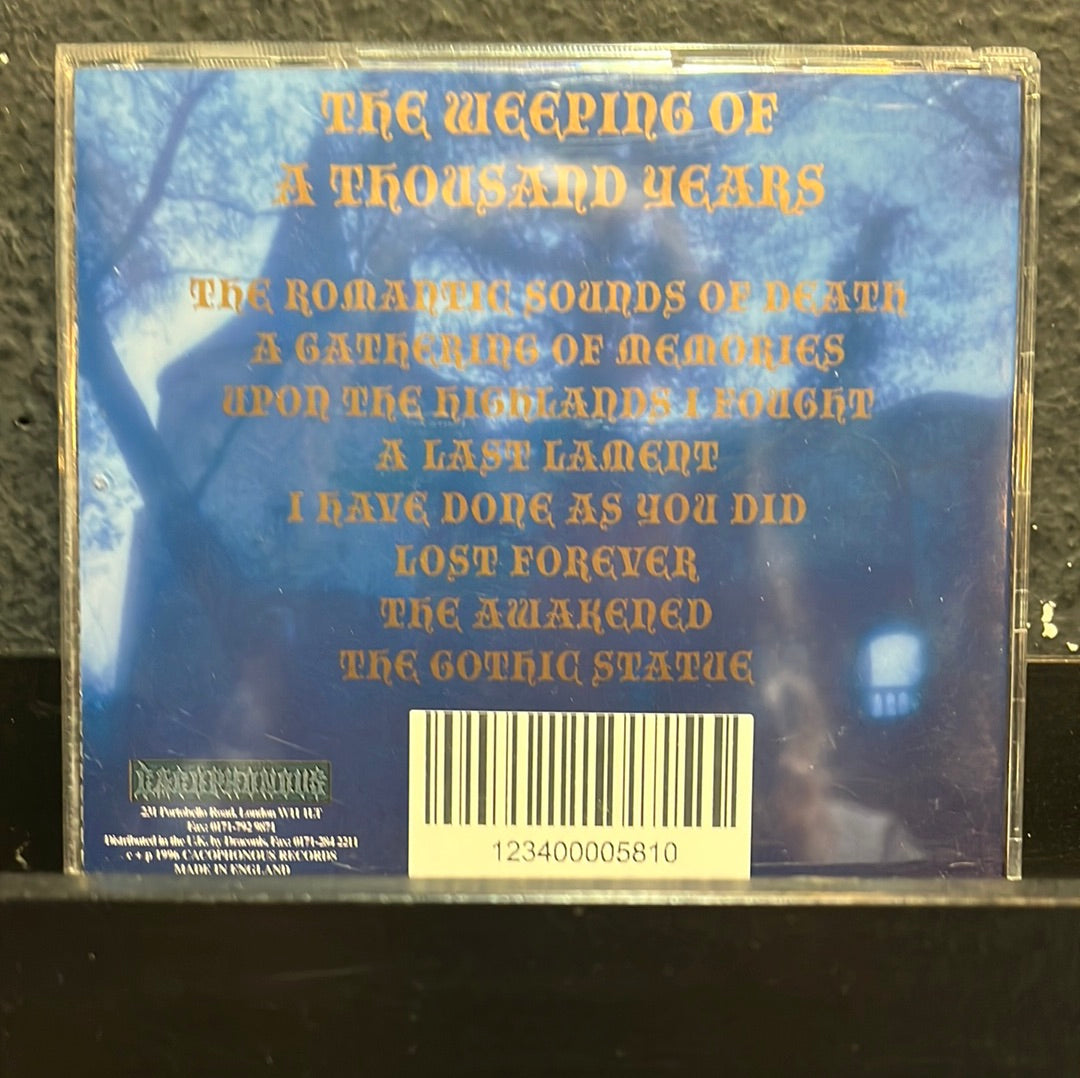 USED DISC: Deinonychus "The Weeping Of A Thousand Years" CD