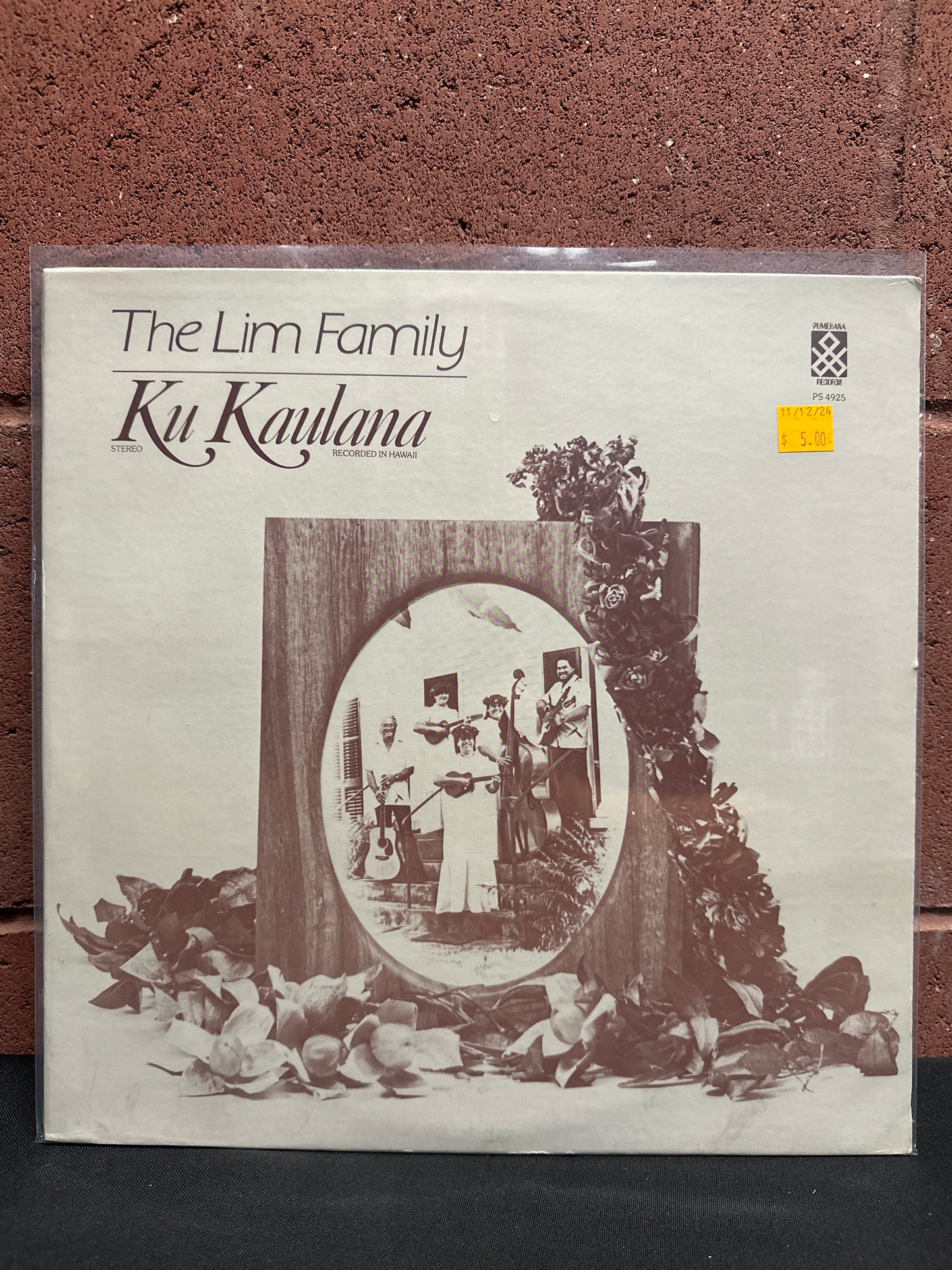 Used Vinyl:  The Lim Family ”Ku Kaulana” LP