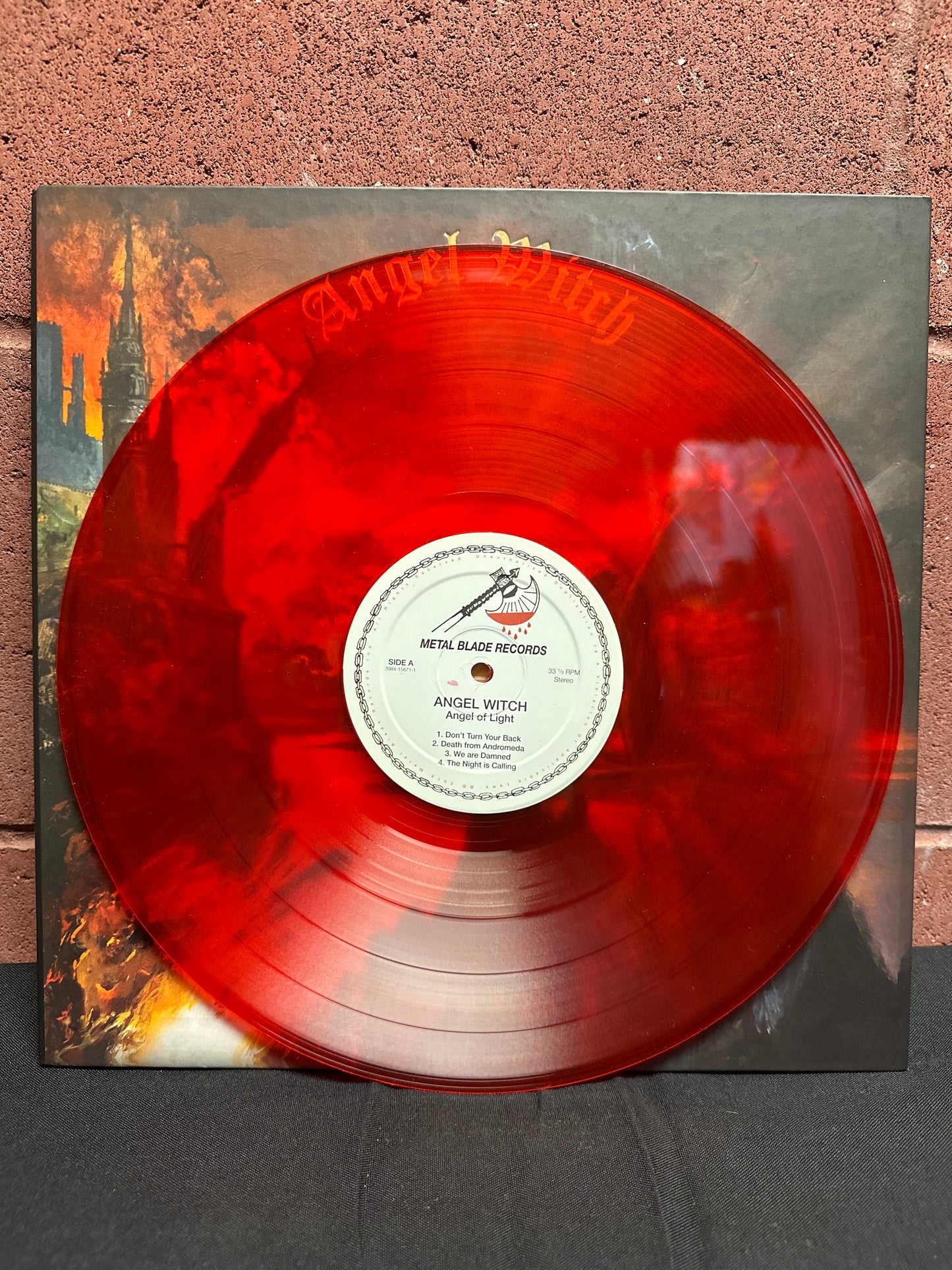 Used Vinyl:  Angel Witch ”Angel Of Light” LP (Red vinyl)