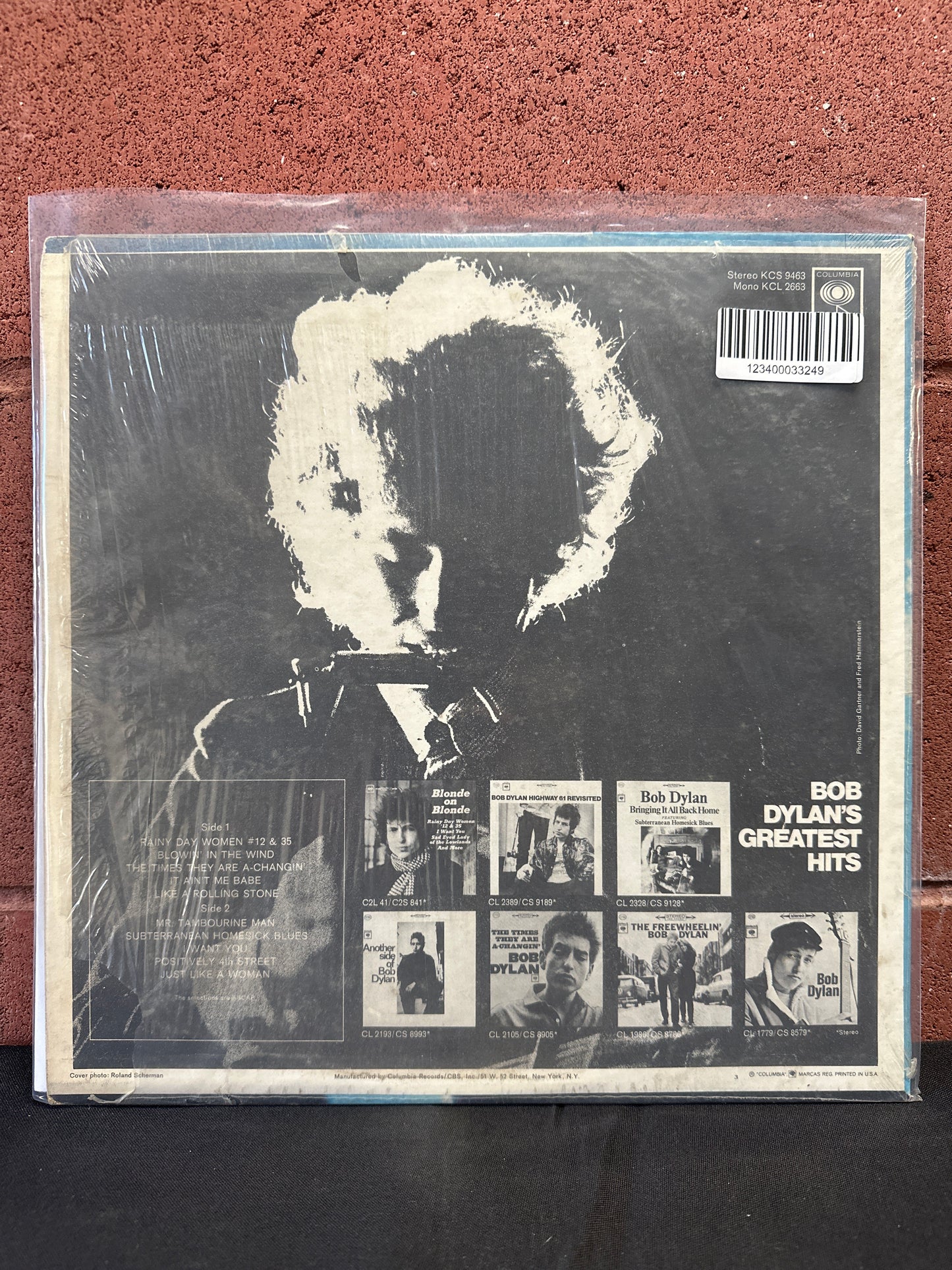 Used Vinyl:  Bob Dylan ”Bob Dylan's Greatest Hits” LP