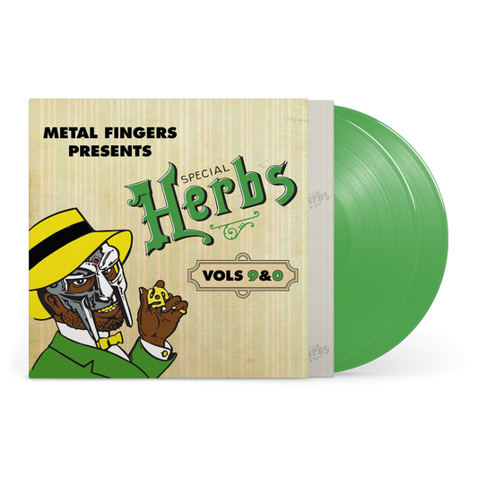 MF DOOM "Metal Fingers Presents: Special Herbs Vol. 9 & 0" 2xLP (Evergreen Vinyl)