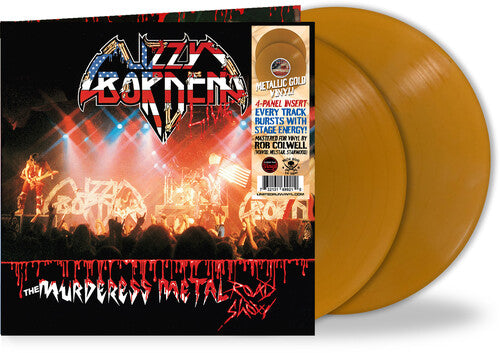 PRE-ORDER: Lizzy Borden "The Murderess Metal Road Show: 40th Anniversary" 2xLP (Metallic Gold Vinyl)