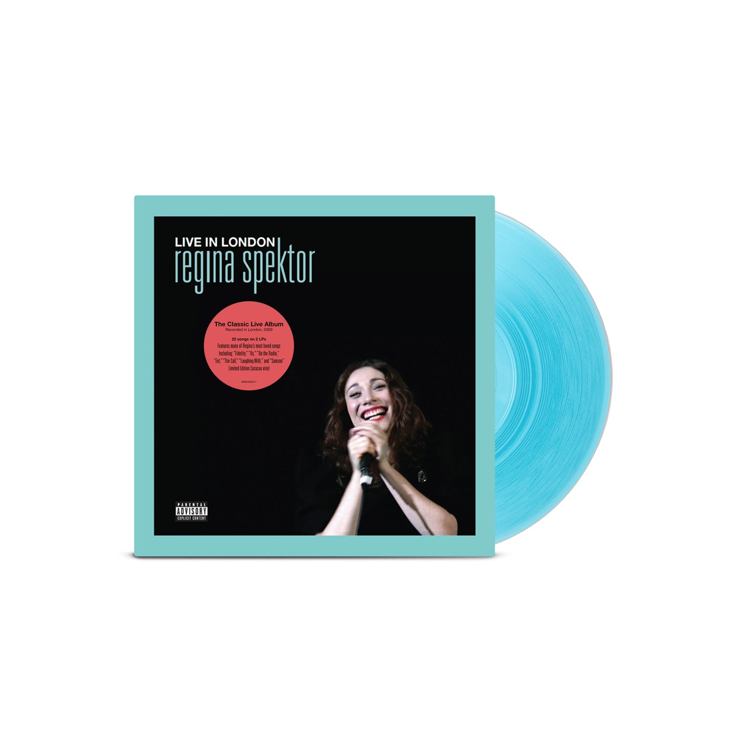 Regina Spektor "Live in London" 2xLP (Curacao Blue Vinyl)