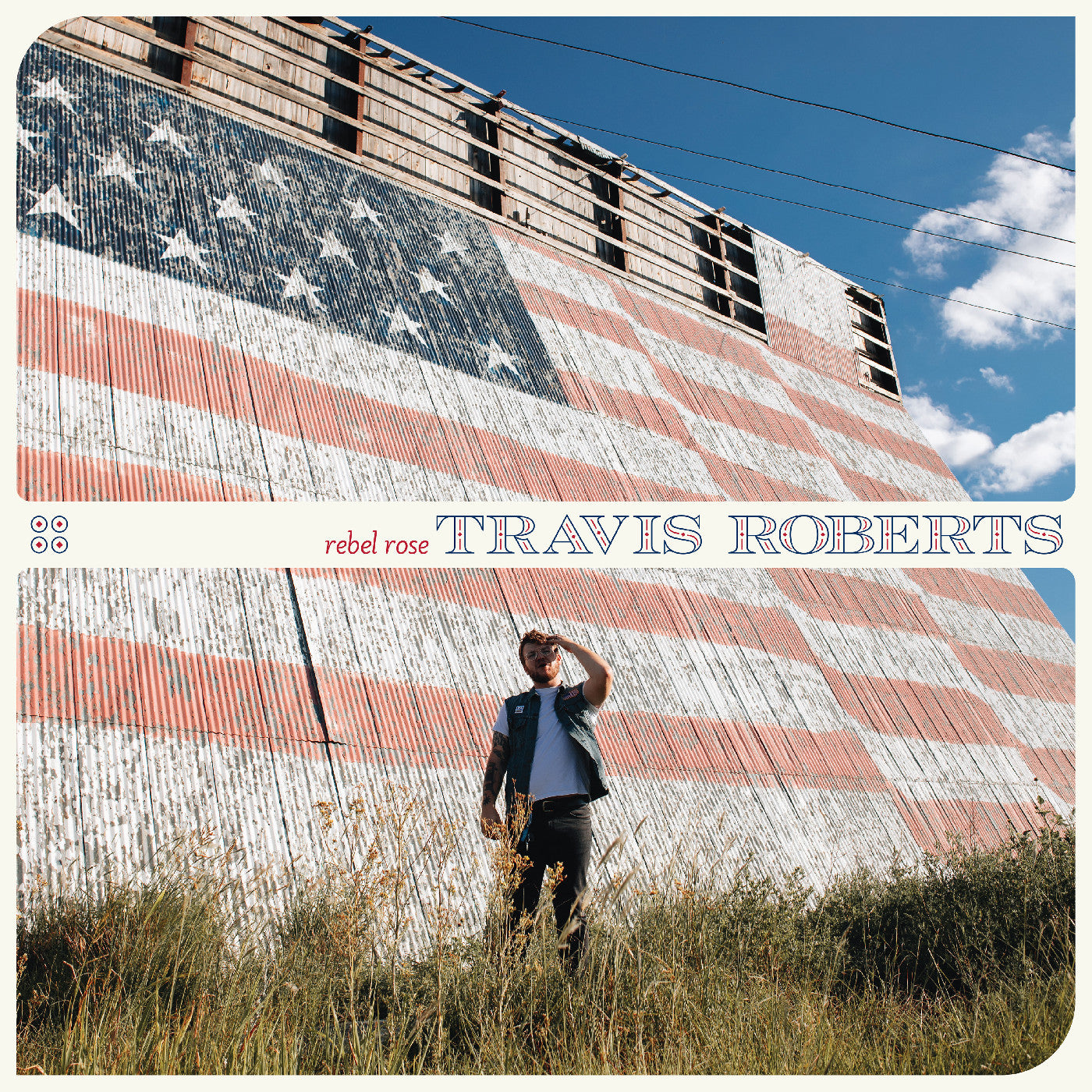 Travis Roberts "Rebel Rose" LP (Red Vinyl)