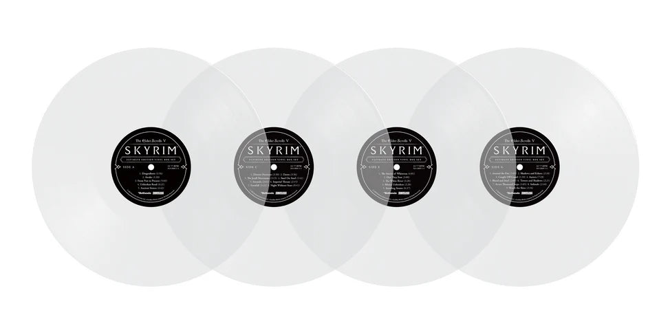 PRE-ORDER: Jeremy Soule "The Elder Scrolls V: Skyrim – Ultimate Edition" 4xLP Box Set (Clear Vinyl)