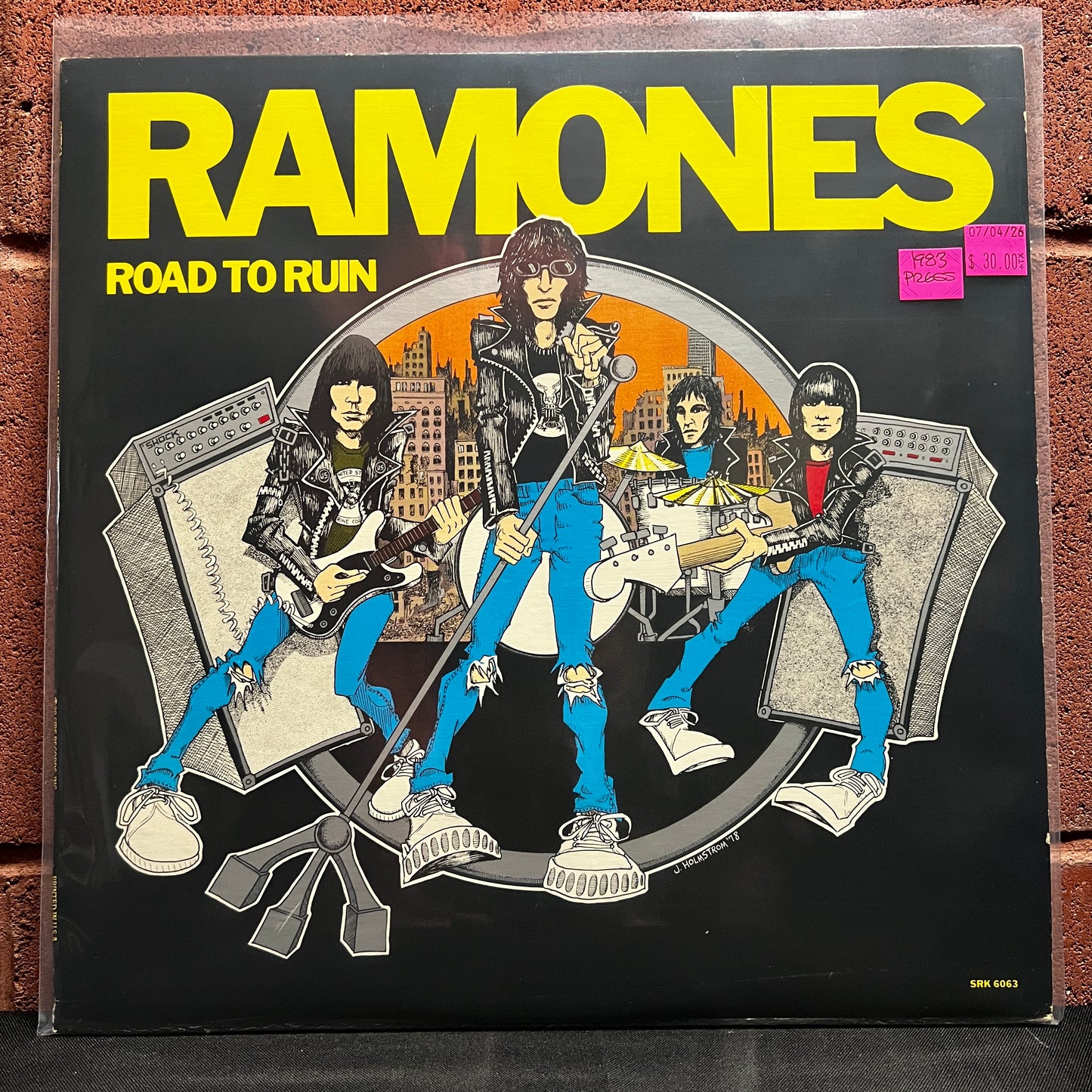 Used Vinyl: Ramones "Road To Ruin" LP (1983 Press)