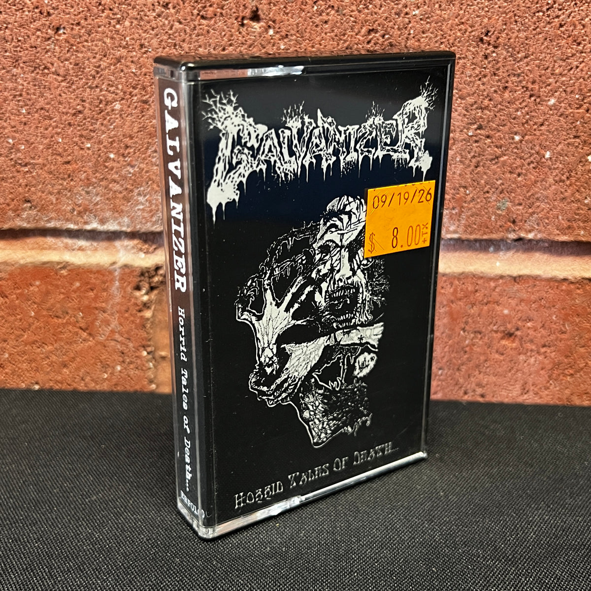 Used Cassette: Galvanizer ‎"Horrid Tales Of Death..." Tape (2018 Press)