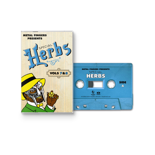 MF DOOM "Metal Fingers Presents: Special Herbs Vol. 7 & 8" Cassette