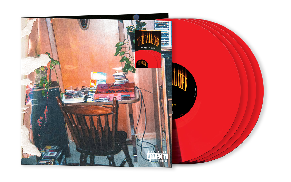 PRE-ORDER: J. Cole "The Fall-Off" 4xLP (Red Vinyl)