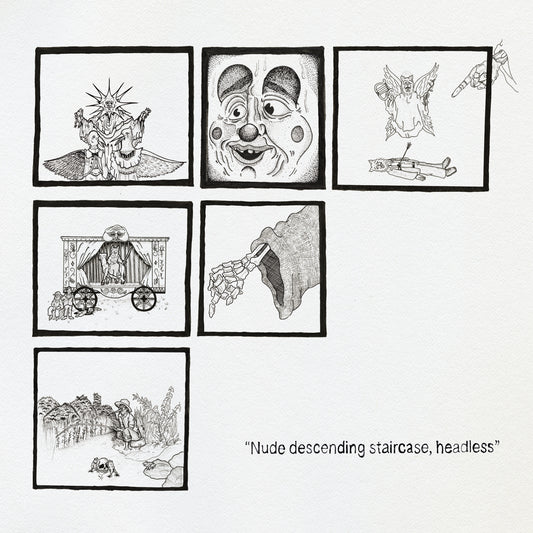 Teen Suicide "Nude descending staircase headless" LP ("Distant Clouds" Opaque Grey Vinyl)