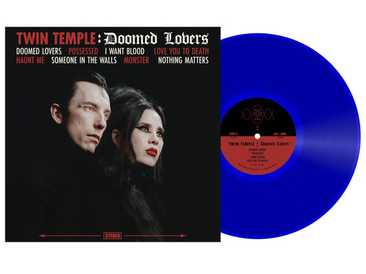PRE-ORDER: Twin Temple "Doomed Lovers" LP (Indie Exclusive "Crying" Translucent Blue Vinyl )
