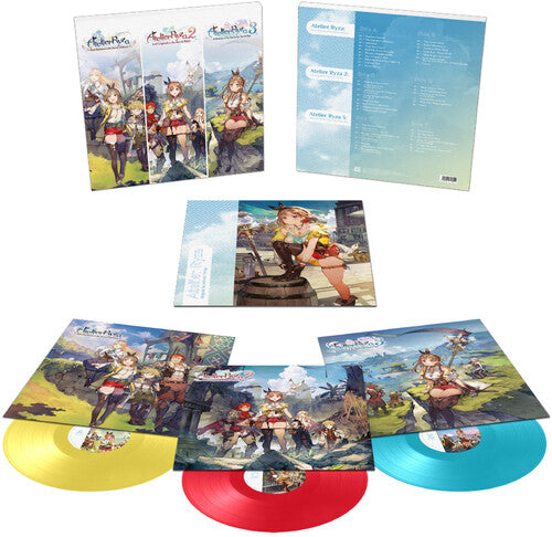 PRE-ORDER: V/A "Atelier Ryza Trilogy (OST)" 3xLP (Lemon, Red, & Light Blue Vinyl)