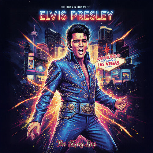 PRE-ORDER: Elvis Presley "The Rock N Roots of..." LP (Blue Vinyl)