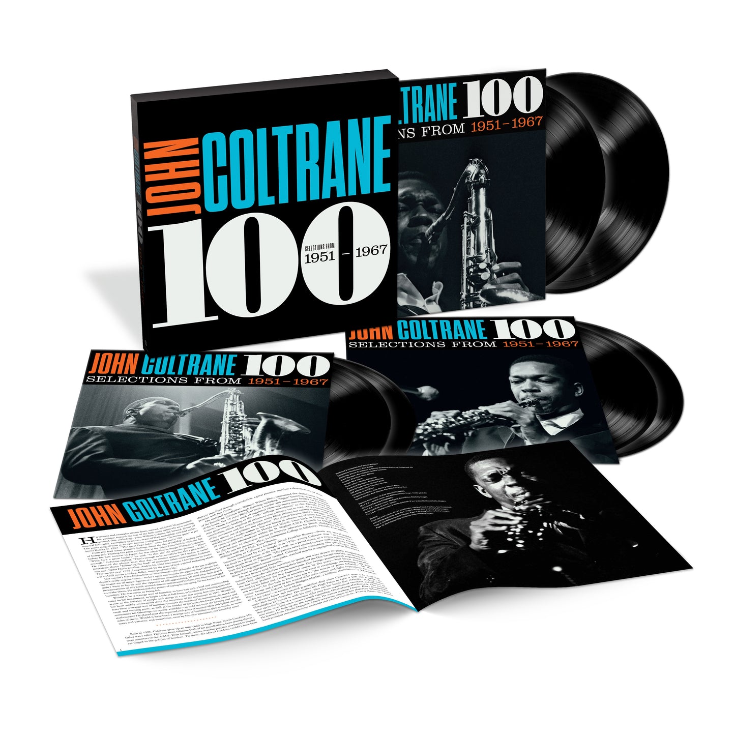 PRE-ORDER: John Coltrane "Coltrane 100 - Selections From 1951-1967" 6xLP Box Set