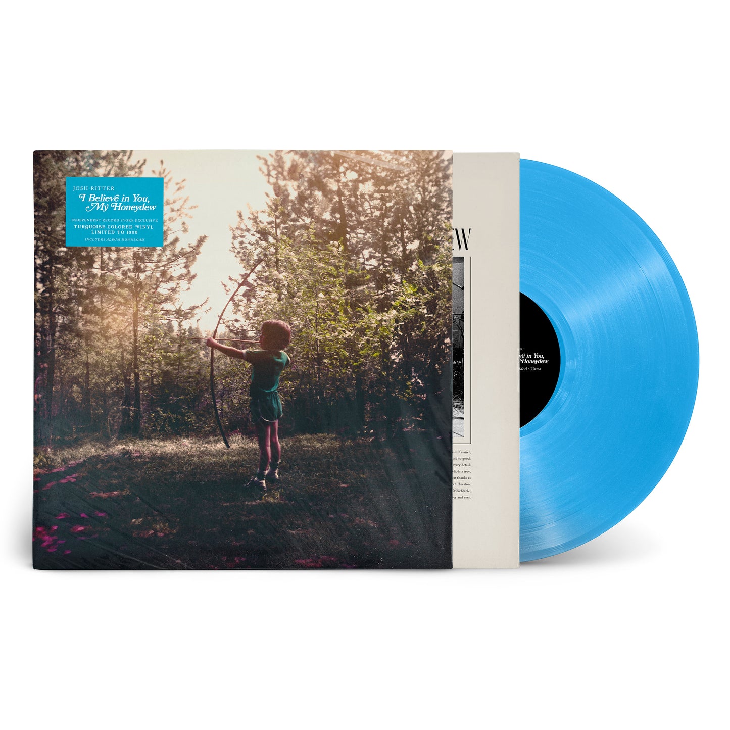 Josh Ritter "I Believe In You, My Honeydew" LP (Indie Exclusive Turquoise Vinyl)