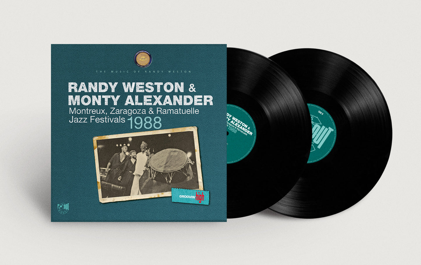 PRE-ORDER: Randy Weston & Monty Alexander "Montreux, Zaragoza & Ramatuelle Jazz Festivals 1988" 2xLP
