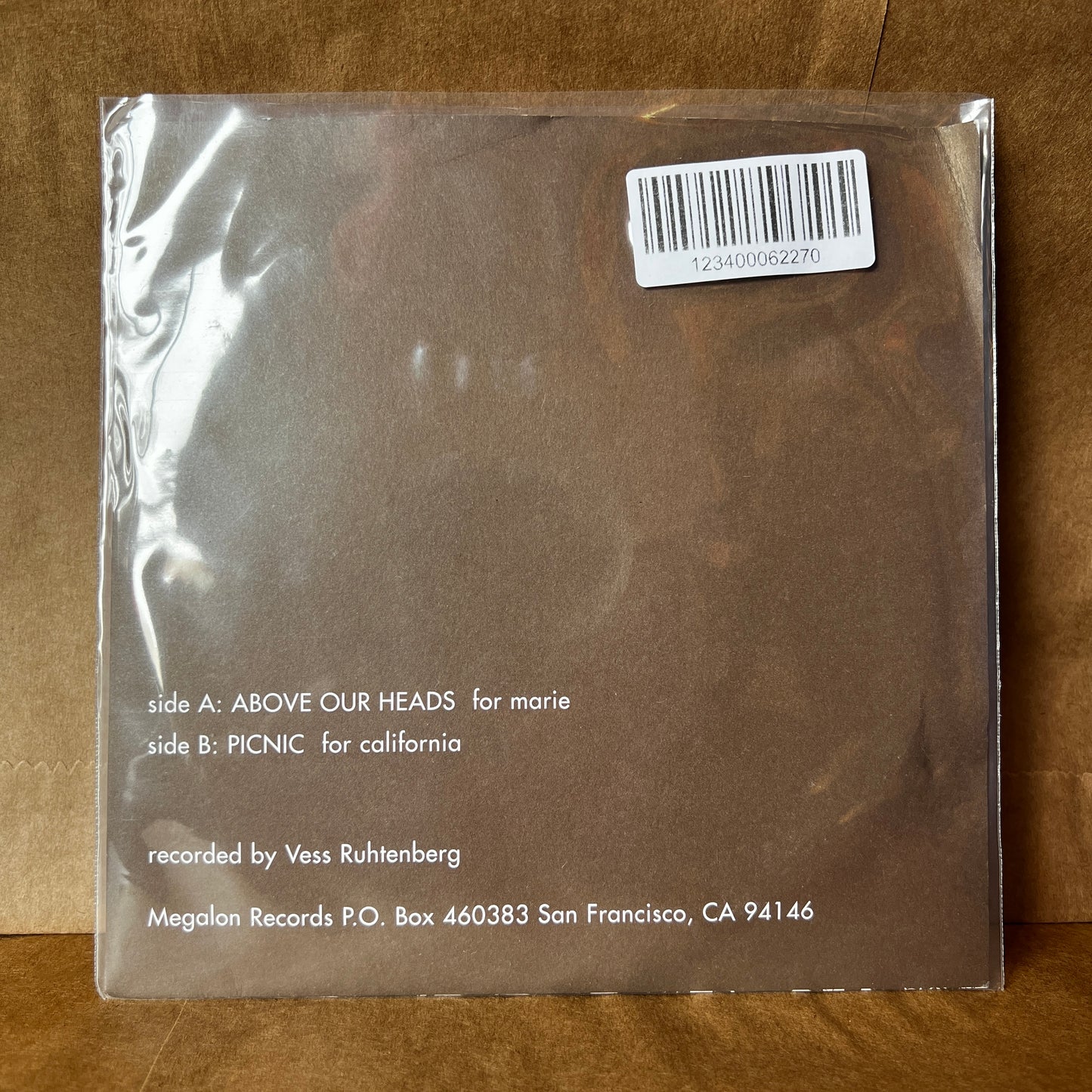 Used Vinyl: Marmoset "Above Our Heads" 7" (White vinyl)