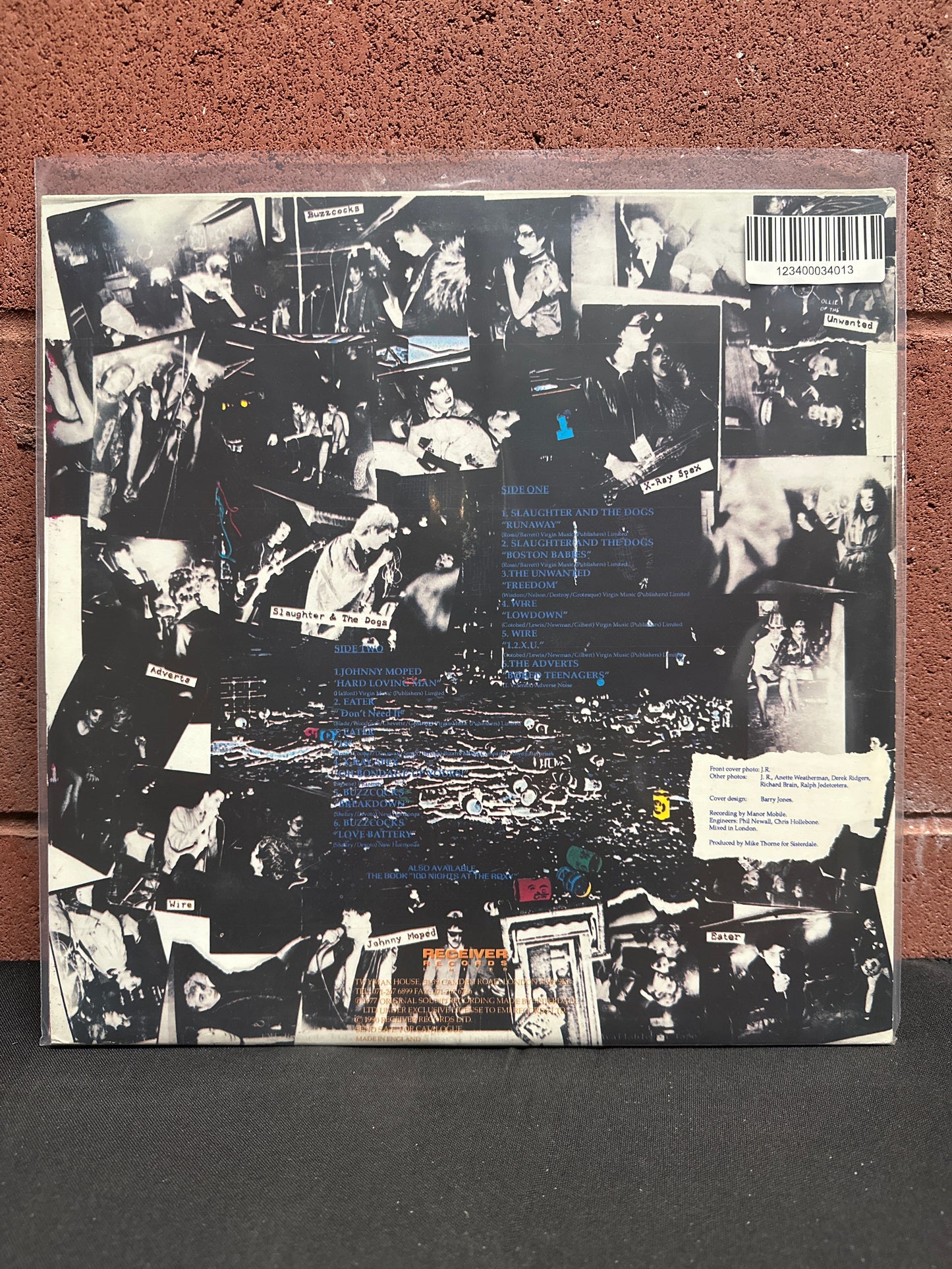 Used Vinyl:  Various ”Live At The Roxy London WC2 (Jan - Apr 77)” LP