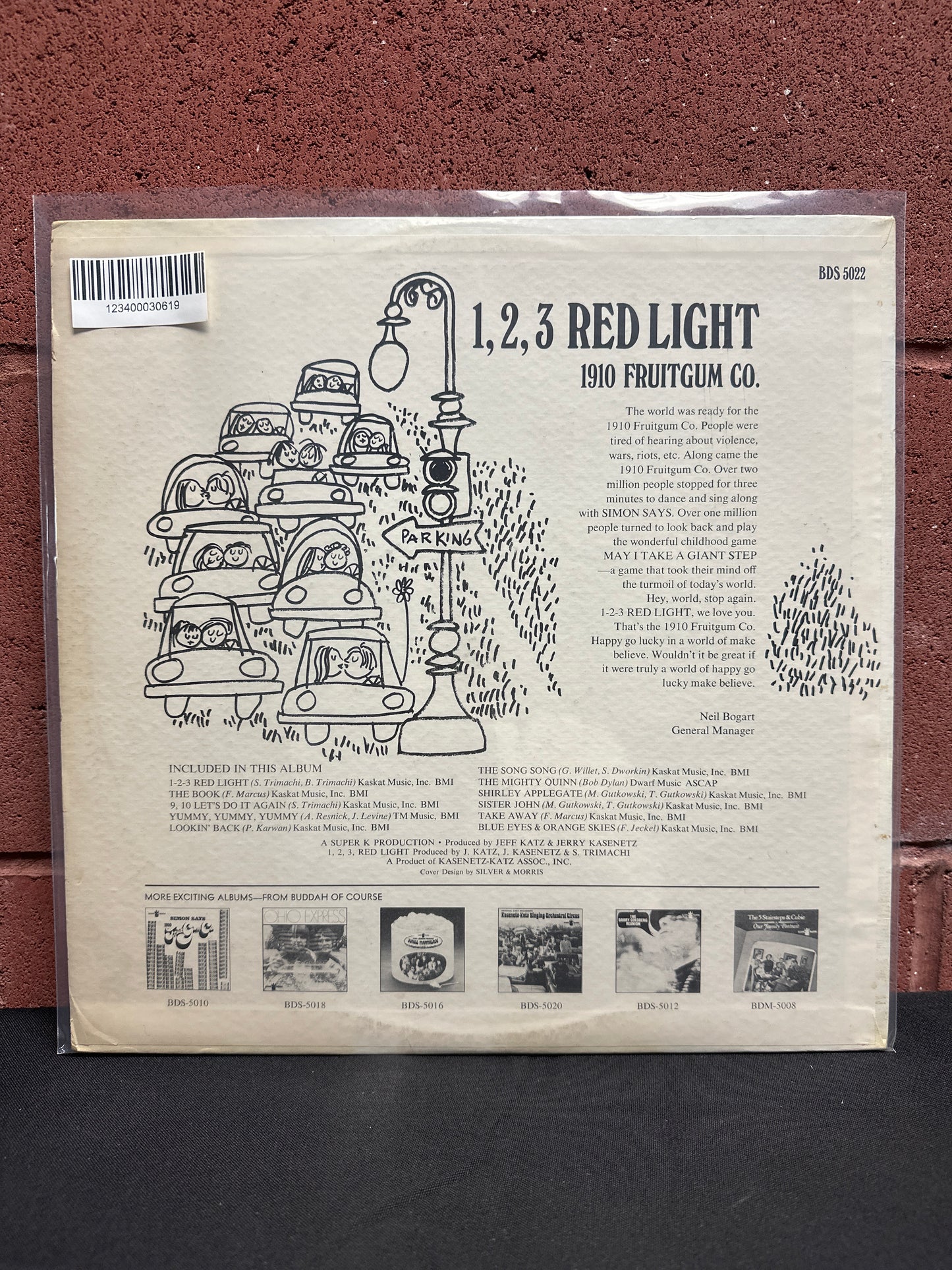 Used Vinyl:  1910 Fruitgum Company ”1, 2, 3 Red Light” LP