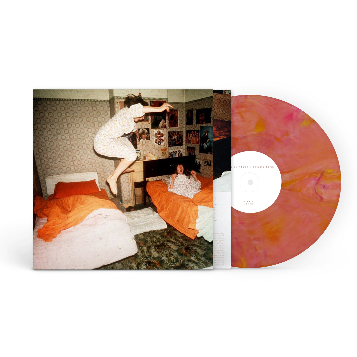 Home Is Where "I Became Birds" LP (Guava Blend Color Vinyl)