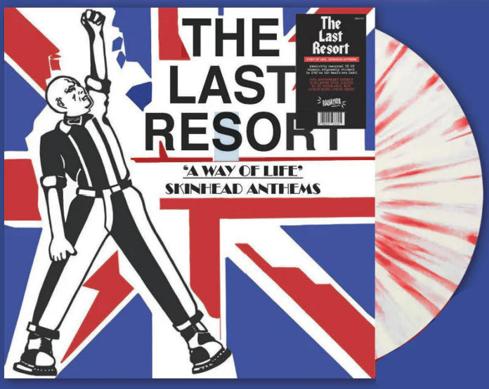 PRE-ORDER: The Last Resort "A Way Of Life: Skinhead Anthems" LP (Red/White Splatter Vinyl)