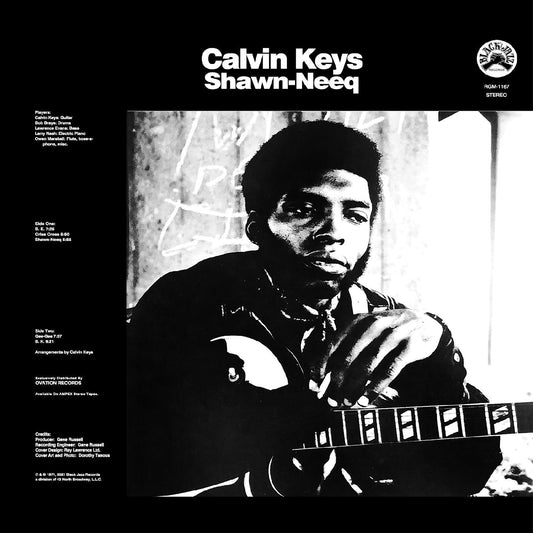 Calvin Keys "Shawn-Neeq" LP (Blue w/ Black Swirl Color Vinyl)